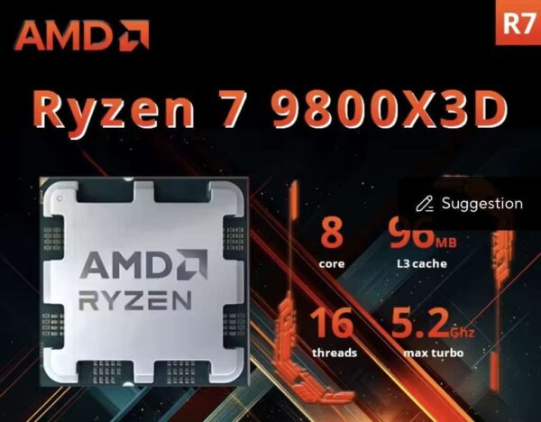 AMD Ryzen 7 9800x3D