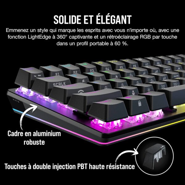 Clavier mécanique sans fil Corsair K70 Pro Mini